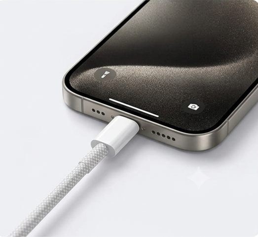 Premium Braided USB-C to USB-C Fast Charging Cable – High-Speed Data Sync Cord