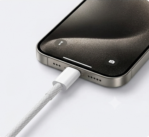 Premium Braided USB-C to USB-C Fast Charging Cable – High-Speed Data Sync Cord