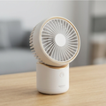 Premium Desktop Mini Fan – Portable USB Rechargeable Personal Cooling Fan for Office & Home