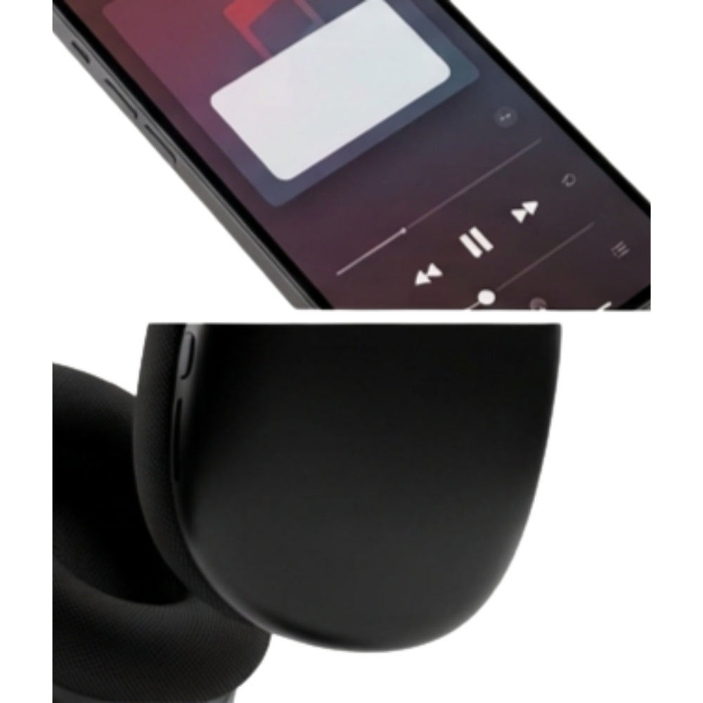 P9 Wireless Bluetooth Over-Ear Headphones with Deep Bass & Mic – Matte Black