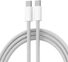 Premium Braided USB-C to USB-C Fast Charging Cable – High-Speed Data Sync Cord